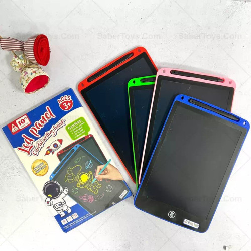 تبلت جادویی 10 اینچ رنگی تخته جادویی رنگی دانش آموزی اسباب بازی