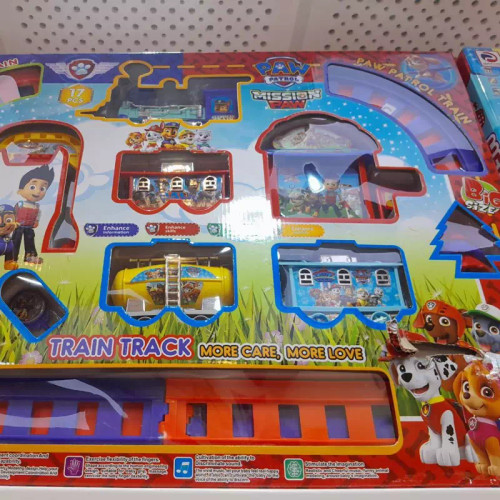 اسباب بازی قطار سگ ها نگهبان قطار موزیکال ریلی خارجی سیسمونی نوزاد