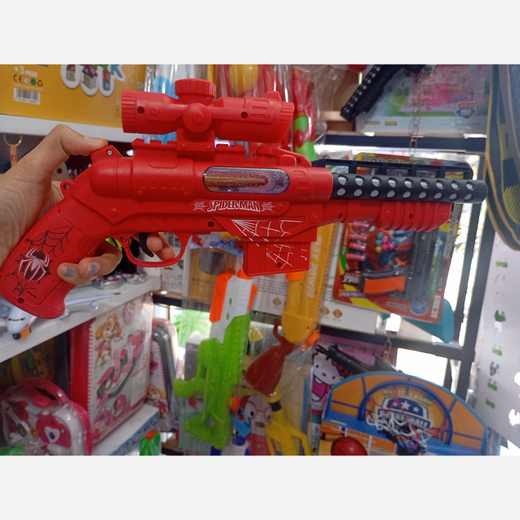 تفنگ شاتگان دولول موزیکال چراغدار خفن کادویی